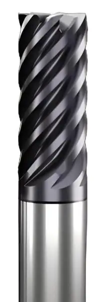 VHM-Schaftfräser 45°, beschichteter Fräser zum Schlichten, Schlichtfräser Z=6, HA Schaft