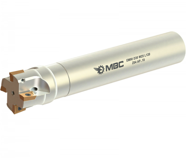 Drm.32 L100 mm - Schaftfräser, für APKT1003, Z=4