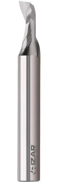 5,0 x 12 x 60 - d2=8 mm ✓ HSS Alufräser, Einzahnfräser, Fräser, Spiralfräser mit Z=1