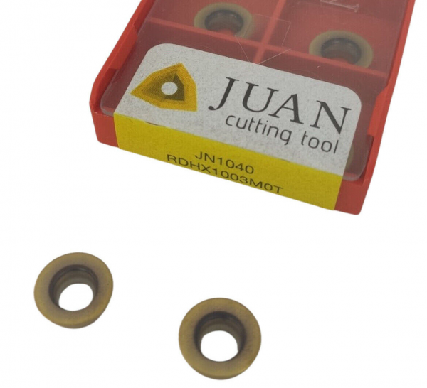 10 x RDHX1003 Fräswendeplatten für Edelstahl