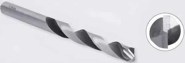 2,7 x 33 x 61 - d2=2,7 mm ✓ HM Bestückter Spiralbohrer DIN338, Metallbohrer Typ N, VHM Bohrer, 118°