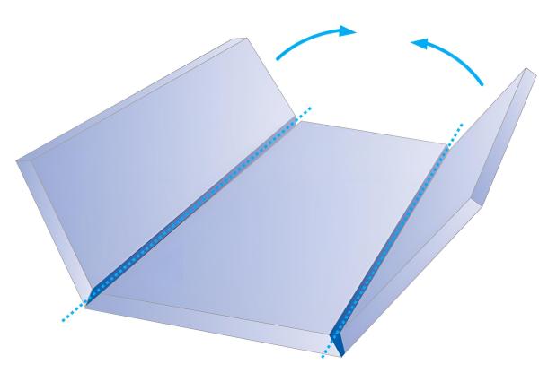 16,0 x 59 mm - d2=8 mm ✓ HM V-Nutenfräser, Abkantfräser, V-Cut Fasenfräser, 135° Fasenfräser mit Spezialgeometrie für Alu-Verbundstoffe 