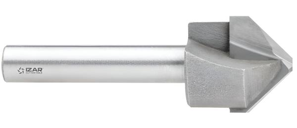 16,0 x 59 mm - d2=8 mm ✓ HM V-Nutenfräser, Abkantfräser, V-Cut Fasenfräser, 90° Fasenfräser mit Spezialgeometrie für Alu-Verbundstoffe 