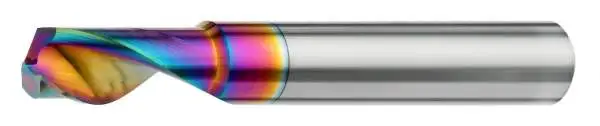 10,0 x 25 x 75, d2=10 mm ✓ VHM-Einzahnfräser 30°, RainBow-beschichtet