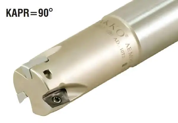 Schaftfräser für ADMT10T3 (WLTR) Wendeplatten, Z=2, AKKO