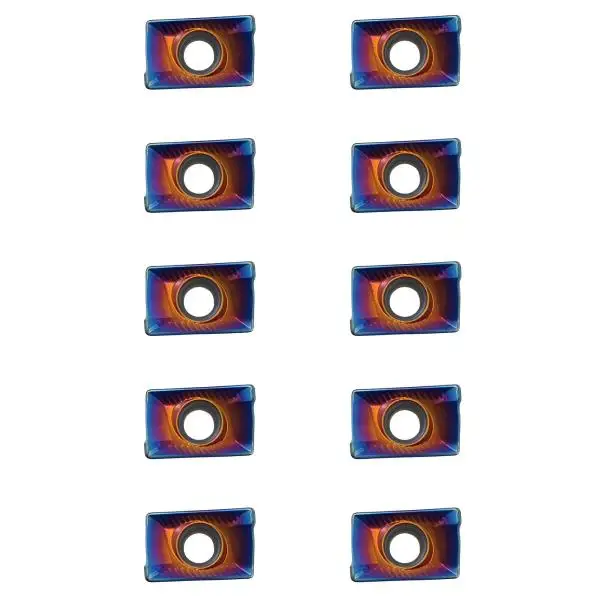 10x APKT1003 Wendeplatten Edelstahl ✓ APKT10 ISO Fräswendeplatten mit Spezialbeschichtung, Wendeschneidplatten