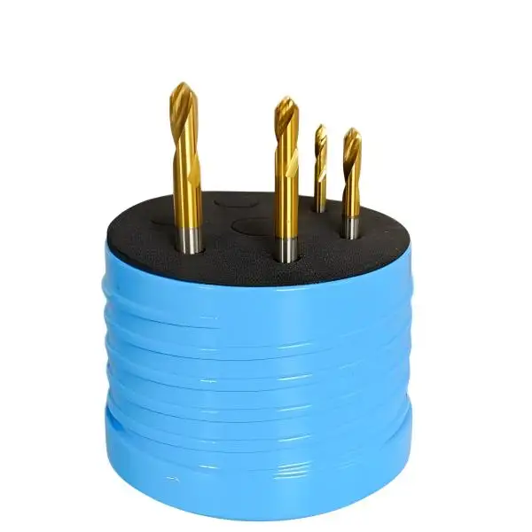 3/4/5/6 mm ✓ HSSE-NC-Anbohrer Satz 90°, TIN, Bohrer Satz im Rundbox