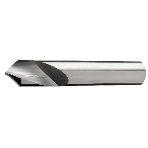 Hochwertiger VHM Anbohrer mit 90° Spitzenwinkel für die professionelle Metallbearbeitung und CNC-Fertigung