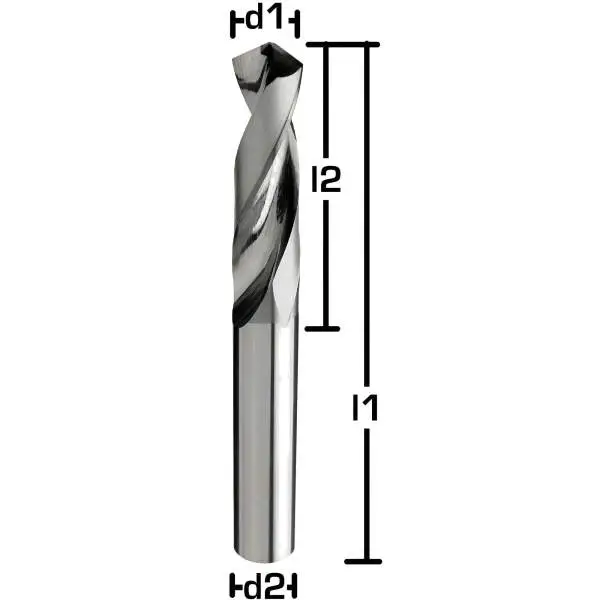 3 / 4 / 5 / 6 mm ✓ VHM-Spiralbohrer-Set DIN1897, Bohrer-Satz Typ N, 118°
