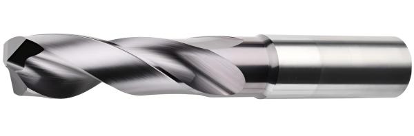 1,1 x 3 x 38, d2=3 mm ✓ VHM-Spiralbohrer, 3xD Hochleistungsbohrer beschichtet, Universalbohrer 140°