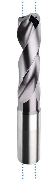 12,0 x 40 x 102, d2=12 mm ✓ VHM-Spiralbohrer mit IK, 3xD Hochleistungsbohrer beschichtet, Kühlkanalbohrer Universalbohrer 140°