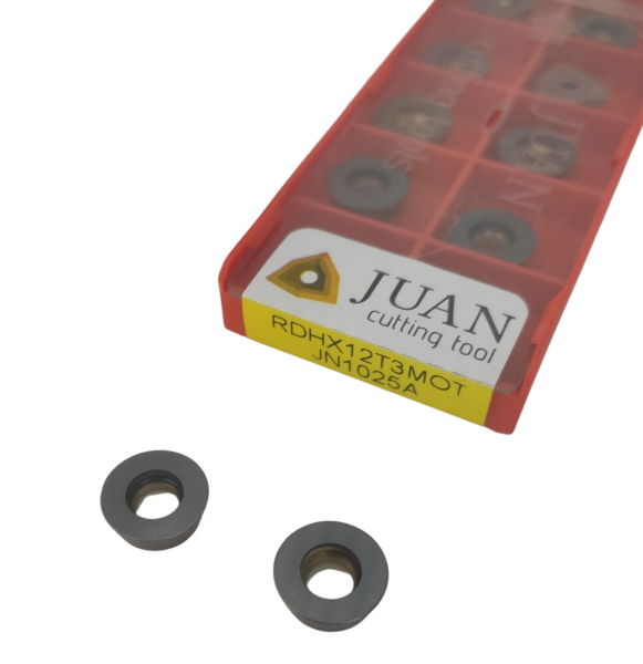 10 x RDHX12T3 Fräswendeplatten für Stahl