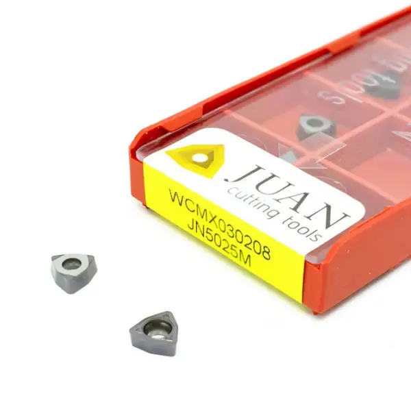 10 x WCMX030208 Wendeplatten für Stahl