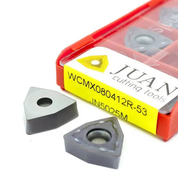 10 x WCMX080412 Wendeplatten für Stahl