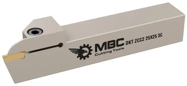 20 x 20 DKT ZCC Rechts ✓ Stechplattenhalter, Stechdrehhalter ZCC Abstechhalter für ZT.2-Wendeplatten 2 mm