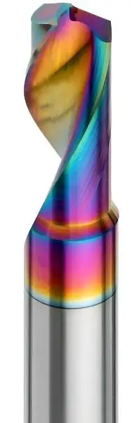 VHM Alufräser, Einzahnfräser Z=1, poliert & Spezialbeschichtet Ø 1 bis 12 mm GEFRABO