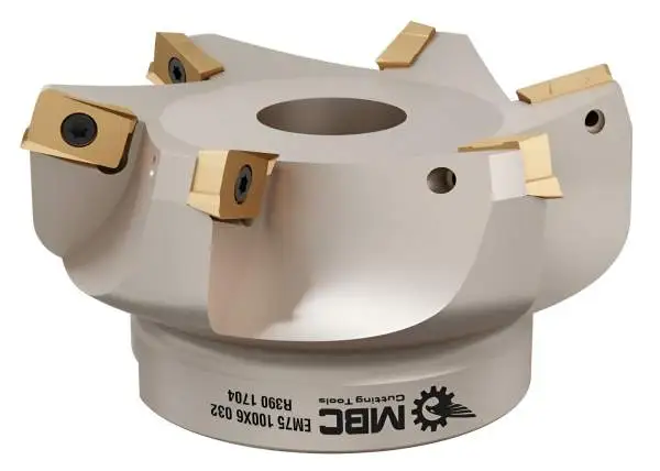 Eckfräser Messerkopf bzw. Fräskopf für Sandvik Wendeplatten R390 17