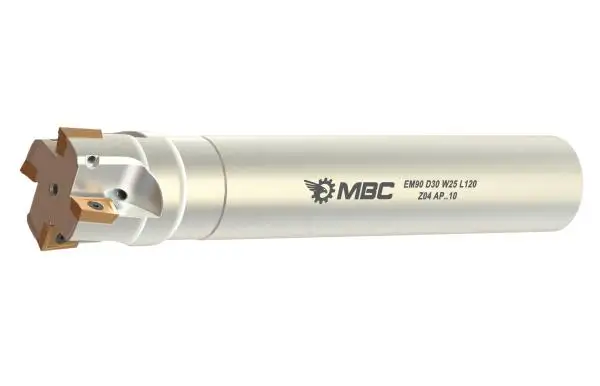 16 x 100 mm ✓ Schaftfräser, Wendeplattenfräser für APKT1003, Z=2 mit Innenkühlung