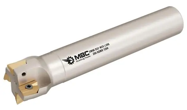 25 x 120 mm ✓ Schaftfräser mit IK, für XOMX1204, Z=3, Wendeplattenfräser, High-Feed Fräser