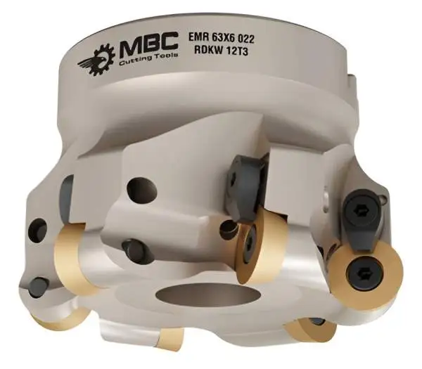 52 mm - Z=4 ✓ Eckfräser Messerkopf Fräskopf für RDKW1604 Wendeplatten