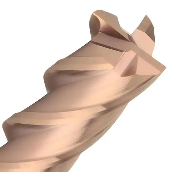 7,0 x 18 x 60 - d2=8 mm ✓ VHM Fräser, Universal-Schaftfräser 30°, Z=4 mit TiSiN Beschichtung für Werkstoffe bis ca. 52 HRC