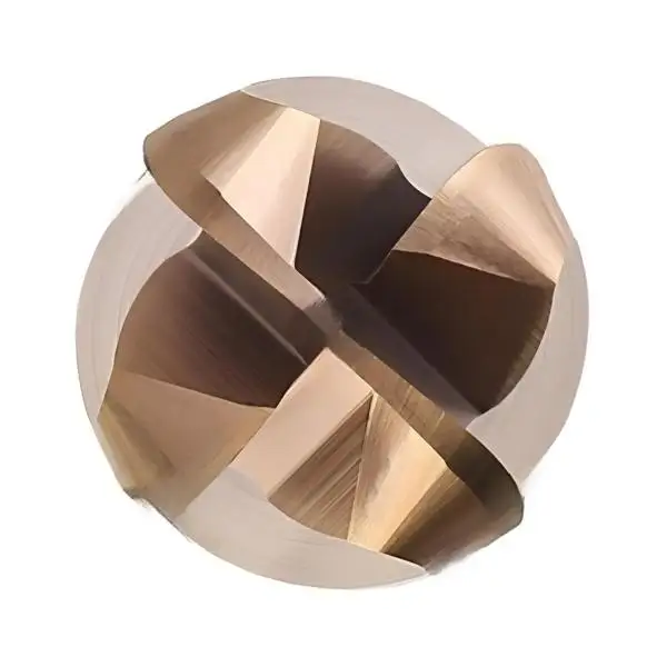 3ER0,5 x 8 x 50 - d2=3 mm ✓ VHM Schaftfräser mit Eckenradius, Kopierfräser, Torusfräser Z=4, TiSiN