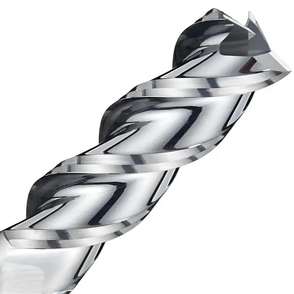 4,0 x 12 x 50 - d2=6 mm ✓ VHM Alu-Fräser, Z=3, Schaftfräser mit polierter Nut für NE-Metalle