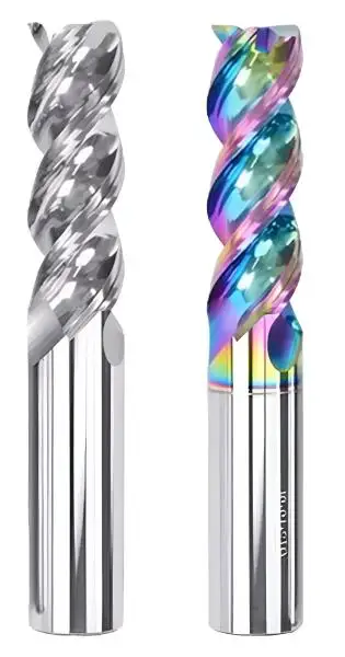 2,0 x 6 x 50 - d2=4 mm ✓ VHM HPC Fräser für Aluminium, Schaftfräser, Alufräser auf hochglanz poliert mit extra scharfen Kanten