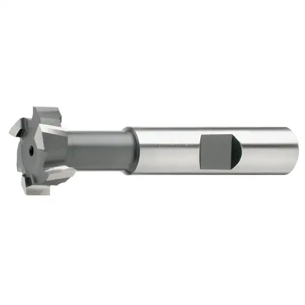 HSSE-T-Nutenfräser, Schlitzfräser kreuzverzahnt, DIN851, HB Schaft, GEFRABO