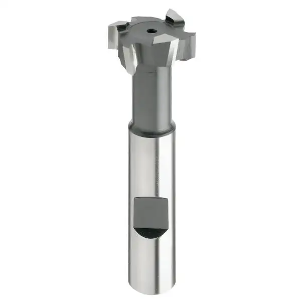 HSSE-T-Nutenfräser, Schlitzfräser kreuzverzahnt, DIN851, HB Schaft, GEFRABO Made in Germany mit Premium Qualität