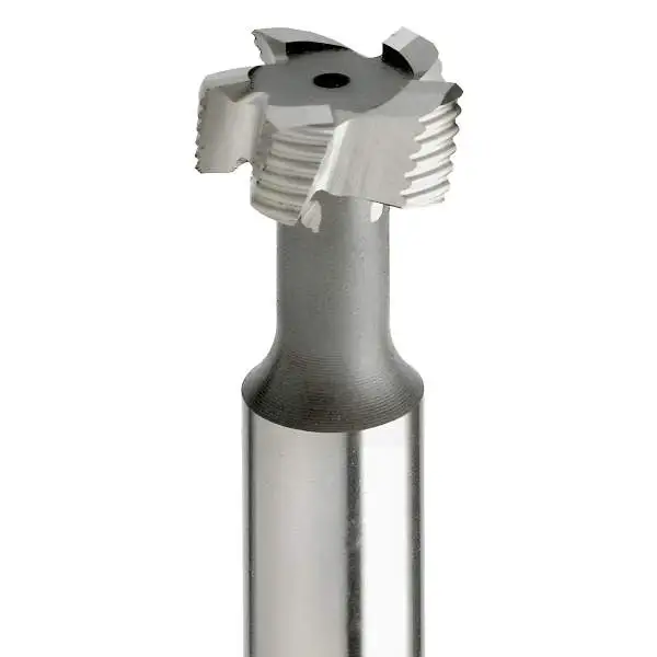 HSSE-T-Nuten-Fräser, kreuzverzahnt, DIN 851, blank