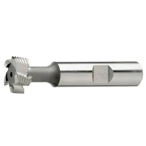 HSSE-T-Nutenfräser, Schlitzfräser kreuzverzahnt, DIN 851, blank