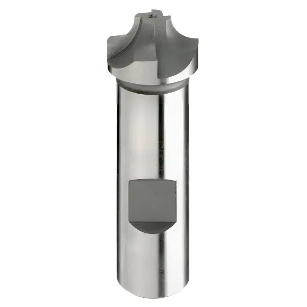R5 / 16 x 60, d2=12 mm ✓ HSSE-Viertelrund-Profilfräser, Viertelkreisfräser, Konkavfräser DIN 6518, Z=4, blank