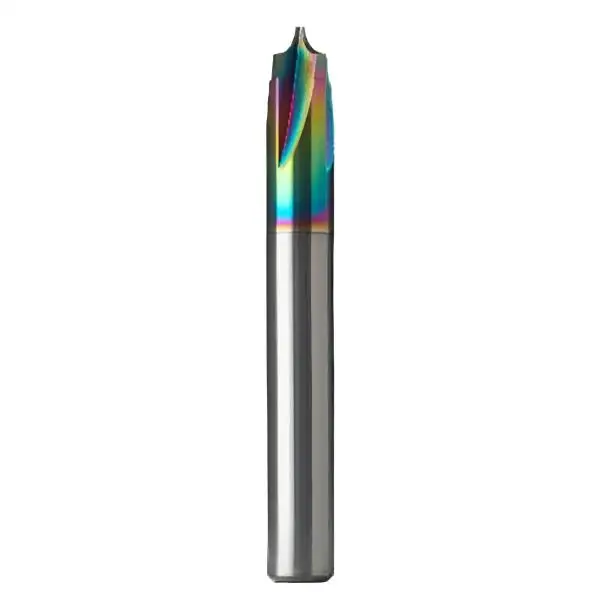R1 x 4 x 50 - d2=6 mm ✓ VHM Viertelkreisfräser mit RainBow (DLC) Beschichtung, Profilfräser für abgerundete Fasen durch Viertelkreis-Anschliff