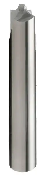R0,3 x 0,3 x 50 - d2=3 mm ✓ VHM Mikro-Viertelkreisfräser Z=2, Konkavfräser, Profilfräser für abgerundete Fasen durch Viertelkreis-Anschliff