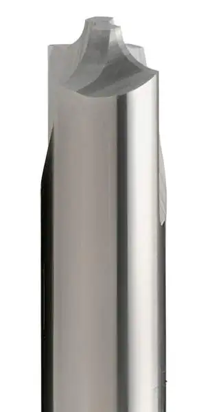  VHM Mikro-Viertelkreisfräser Z=2, Konkavfräser, Profilfräser für abgerundete Fasen durch Viertelkreis-Anschliff