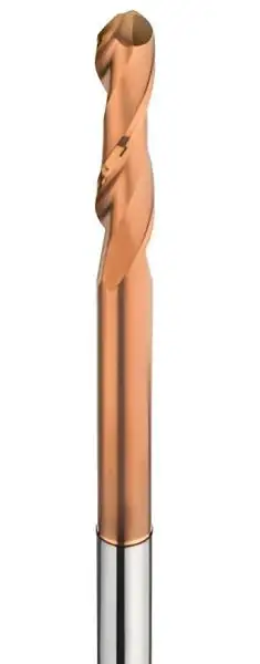 VHM-Radiusfräser 30°, Z=2, Spezialbeschtet, XXL, Überlang Extralang