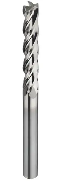 6,0 x 45 x 80 - d2=6 mm ✓ VHM-Schaftfräser 30°, Z=4, poliert, Universalfräser, überlang/extralang