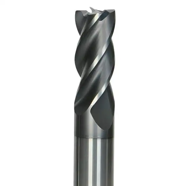 VHM HPC-Fräser 35°/38°, Z=4, HB Schaft mit Spezialbeschichtung für Inox/VA/Titan