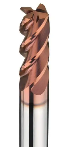 VHM HPC-HSC-Fräser 42°, Z=4, für Inconel, Titan und Nickel mit Spezialbeschichtung, HA Schaft