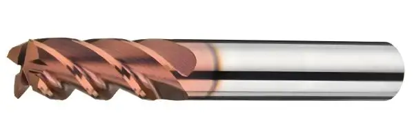 20,0 ER0,5 x 38 x 104 - d2=20 mm ✓ VHM HPC-HSC-Fräser 42°, Z=4, für Inconel, Titan und Nickel mit Spezialbeschichtung, HA Schaft