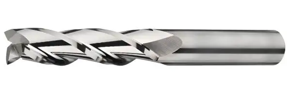 20,0 x 50 x 100 - d2=20 mm ✓ VHM-Schaftfräser 30°, Z=3, poliert, Universalfräser, lang