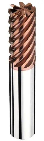 8,0 x 19 x 64 - d2=8 mm ✓ VHM-Formenbau-Spezial-Schaftfräser 45°, Z=6, Beschichtet bis 70 HRC