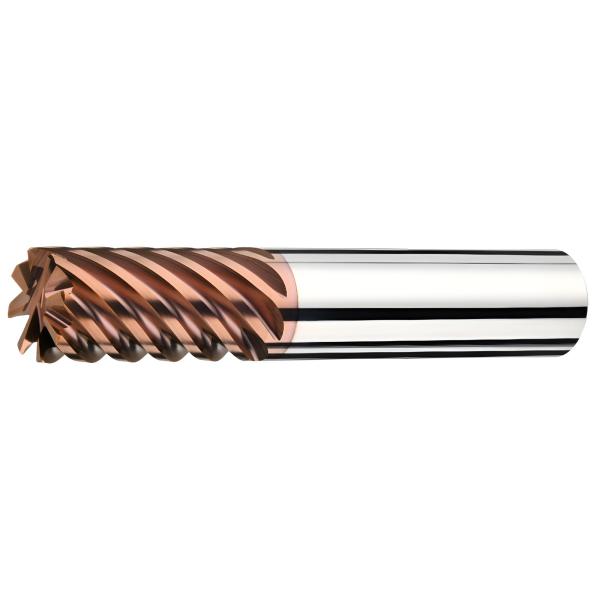 3,0 x 8 x 58 - d2=6 mm ✓ VHM-Formenbau-Spezial-Schaftfräser 45°, Z=6, Beschichtet bis 70 HRC