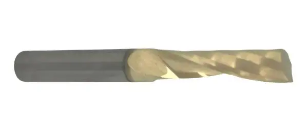 5,0 x 25 x 54 - d2=5 mm ✓ VHM Alufräser, Einzahnfräser Z=1, poliert mit ZrN Spezialbeschichtung