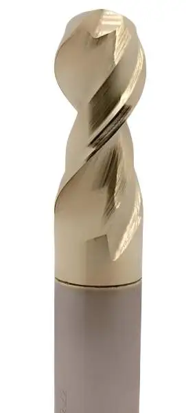 VHM Radiusfräser, für NE Metalle, Alu 3/4/6/8/10/12 mm, Z=2 scharf geschliffen mit Beschichtung