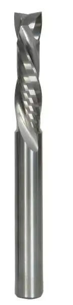 6,0 x 22 x 60 - d2=6 mm ✓ VHM Fräser für Holz, MDF, Spiralfräser bzw. Kompressionsfräser Z=2 up+down