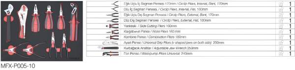 Werkzeugwagen gefüllt FIXBAY mit 6 Schubladen inklusive hochwertige ProWerkzeuge