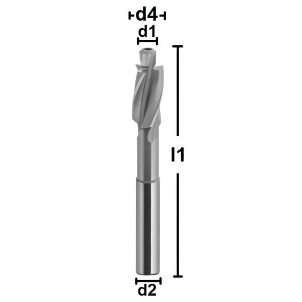 HSS-Co5 Senker 180 Grad Z3 DIN373 Metallbohrer Werkzeug GEFFRABO