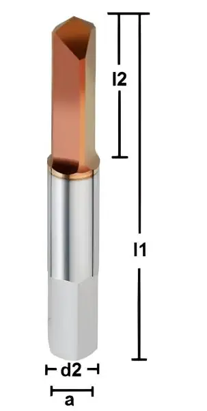 Set M3 / M4 / M5 / M6 / M8 / M10 / M12 ✓ VHM-Gewindebohrer-Ausbohrer-Satz, Beschichtet, zum Ausbohren von gebrochen Gewindebohrern